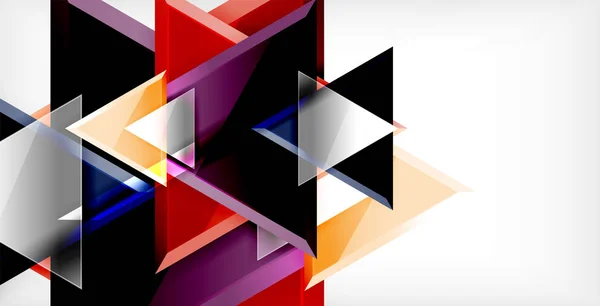 Triangel abstrakt bakgrund — Stock vektor