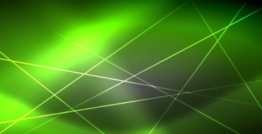 Neon parlayan çizgiler, sihirli enerji uzay ışığı konsepti, soyut arka plan duvar kağıdı tasarımı