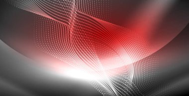 Neon çizgiler parlak parlayan arka plan