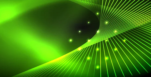 Neon renkli soyut çizgiler