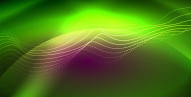 Neon çizgiler parlak parlayan arka plan