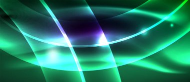 Neon ışık dalgaları