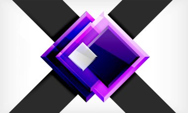 Renkli kare ve dikdörtgen blokları arka plan