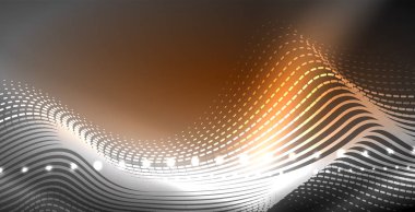 Neon çizgiler parlak parlayan arka plan