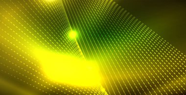 Parlak neon uzay arka planı