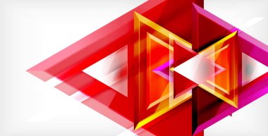 Dinamik üçgen kompozisyon soyut arka plan