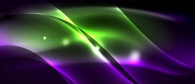 Neon ışık dalgaları