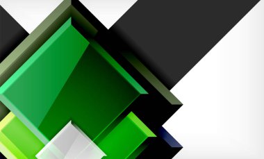 Parlak renkli kare şekil blokları geometrik arka plan