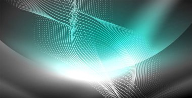 Neon çizgiler parlak parlayan arka plan