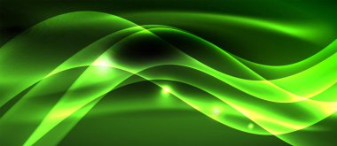 Neon ışık dalgaları