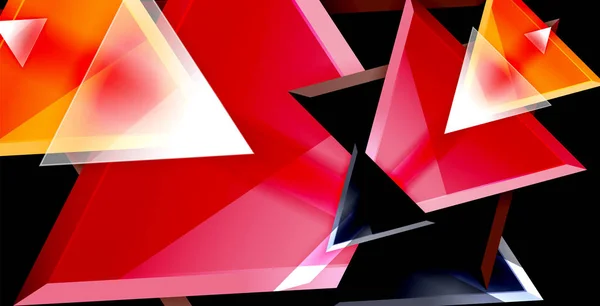 Triangle fond abstrait — Image vectorielle