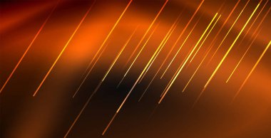 Neon renkli soyut çizgiler