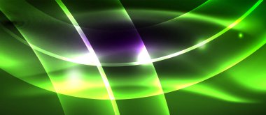 Neon ışık dalgaları