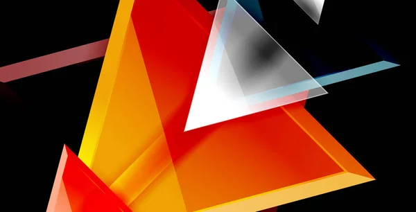 Triangle fond abstrait — Image vectorielle