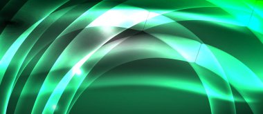 Neon ışık dalgaları