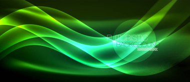 Neon ışık dalgaları