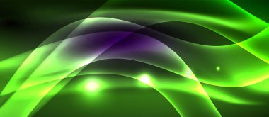 Neon ışık dalgaları