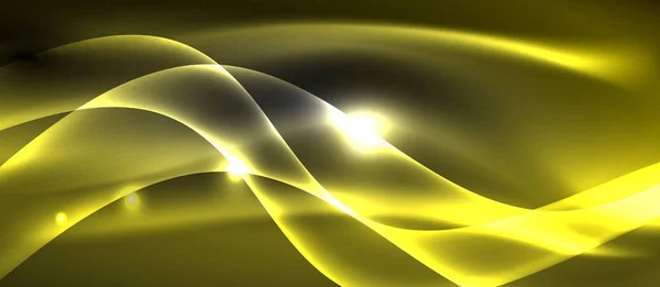 Неонові хвилі світла — стоковий вектор