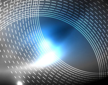 Neon renk parlayan ışıkları ile karanlık alan soyut arka plan