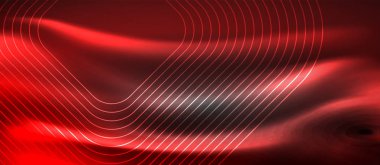 Parlayan parlak neon kareler soyut arka plan, techno modern şablon