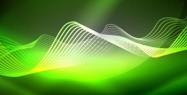 Neon çizgiler parlak parlayan arka plan