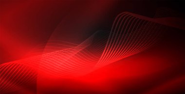 Koyu, parlak hareket, sihirli alan ışık parlayan soyut dalga. Techno arka plan