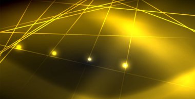 Neon renkli soyut çizgiler