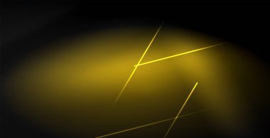 Neon renkli soyut çizgiler