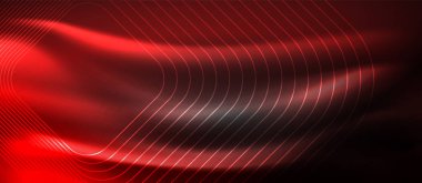 Parlayan parlak neon kareler soyut arka plan, techno modern şablon