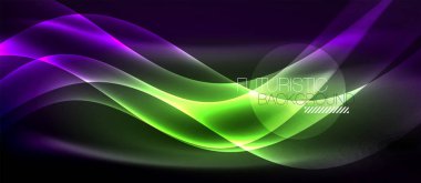 Neon ışık dalgaları