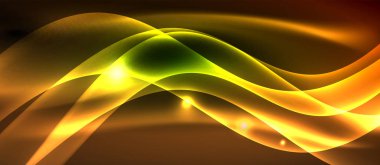 Neon ışık dalgaları