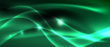 Neon ışık dalgaları