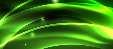 Neon ışık dalgaları