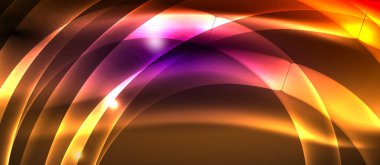 Neon ışık dalgaları