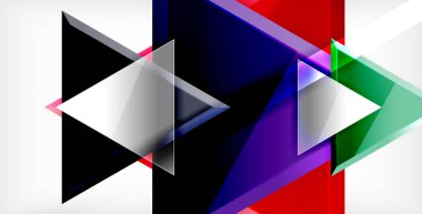 Dinamik üçgen kompozisyon soyut arka plan