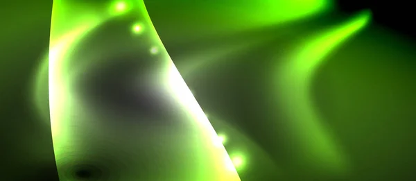 Glanzende gloeiende neon licht Golf achtergrond — Stockvector
