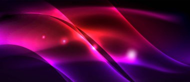 Neon ışık dalgaları