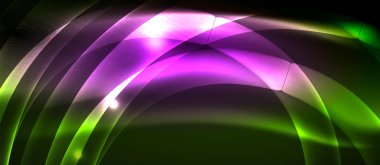 Neon ışık dalgaları