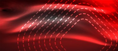 Parlayan parlak neon kareler soyut arka plan, techno modern şablon