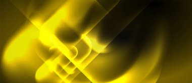 Neon parlayan tekno çizgiler, yüksek teknoloji fütüristik soyut arka plan şablonu