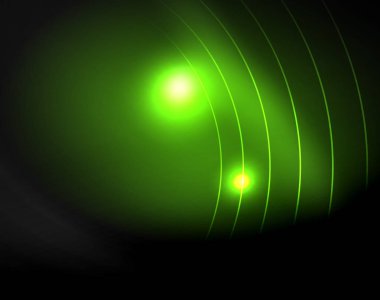 Neon renk parlayan ışıkları ile karanlık alan soyut arka plan