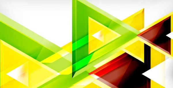 3d vetor triangular design de fundo abstrato mínimo, design geométrico cartaz abstrato — Vetor de Stock