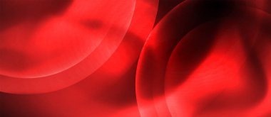 Parlak neon çevrelerde soyut arka plan