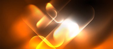 Neon parlayan tekno çizgiler, yüksek teknoloji fütüristik soyut arka plan şablonu