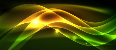 Neon ışık dalgaları