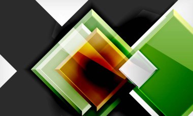 Parlak renkli kare şekil blokları geometrik arka plan