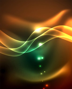 Parlayan parlak ışık soyut arka plan