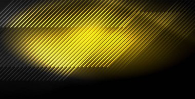 Neon renkli soyut çizgiler