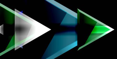 Dinamik üçgen kompozisyon soyut arka plan