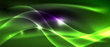 Neon ışık dalgaları